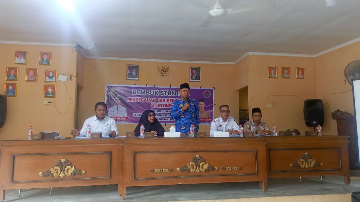 Desa Kualu Nenas Gelar Rembuk Stunting Tingkat Desa Tahun 2025